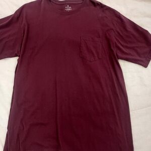 Stafford Premium Performance Maroon Tee Mens L
